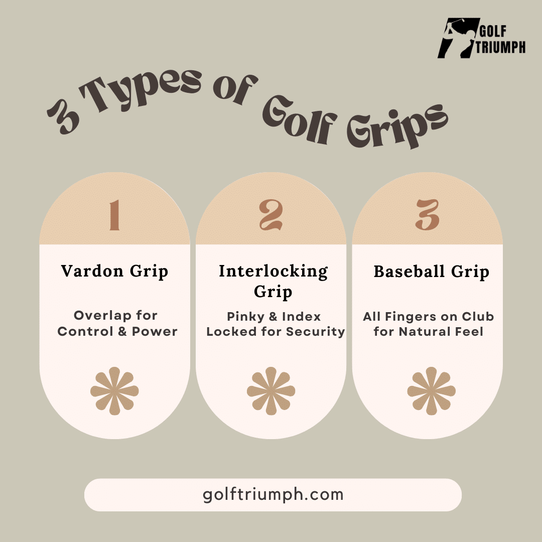 Types of Golf Grips An Infographic