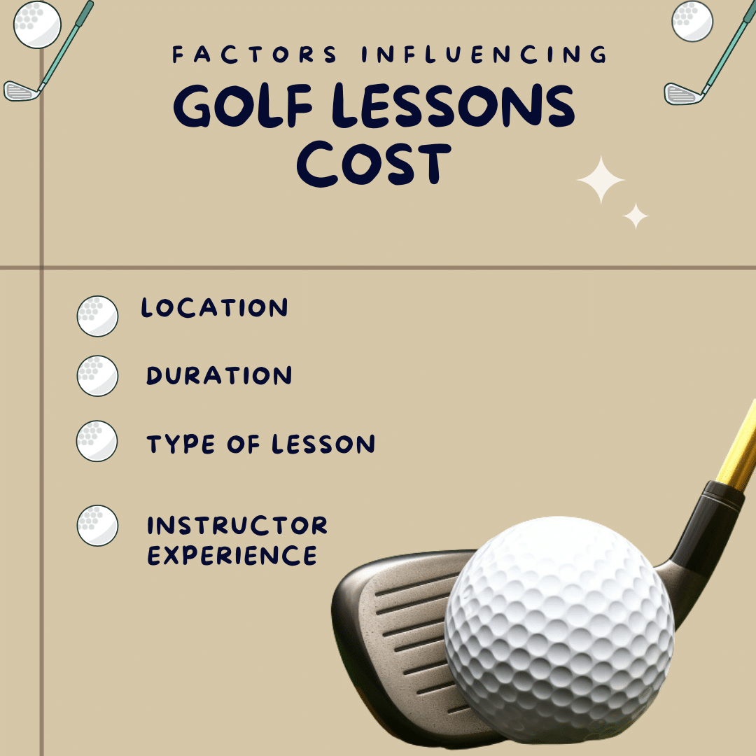 Factors Influencing Golf Lesson Costs