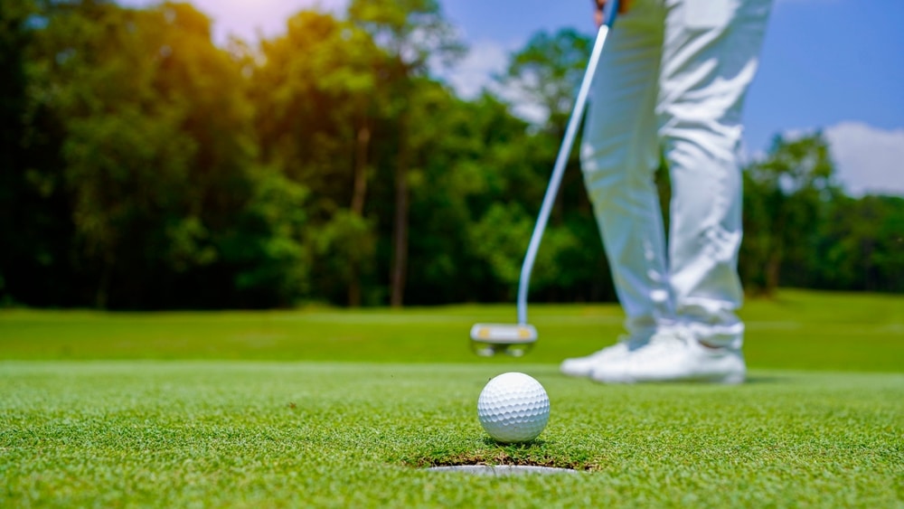 Golf Balls That Are Going To Be Hole By Golfers