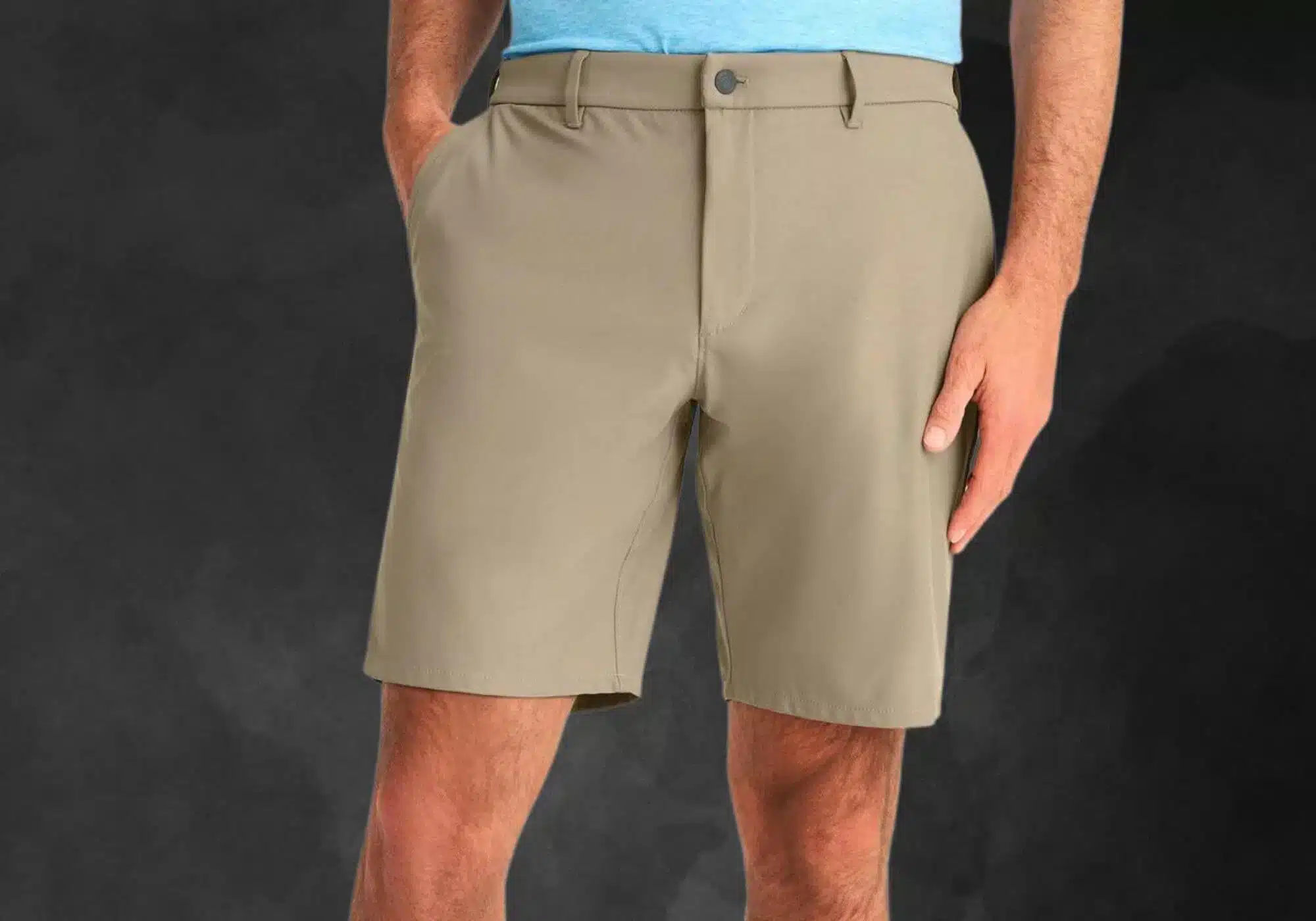 man wearing golf short