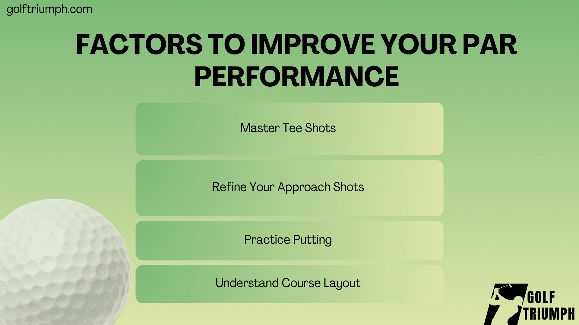 factors for par better performance