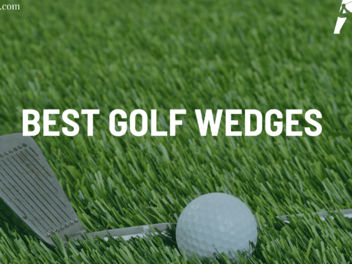 golf wedge and the golf ball on the ground